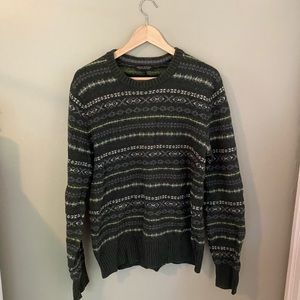 Banana Republic Fair Isle Merino Wool Sweater